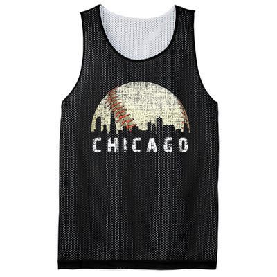 Chicago Skyline City Baseball Mesh Reversible Basketball Jersey Tank