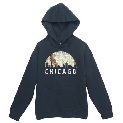 Chicago Skyline City Baseball Urban Pullover Hoodie