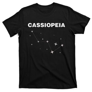 Cassiopeia Star Constellation For Stargazer Astronomy T-Shirt