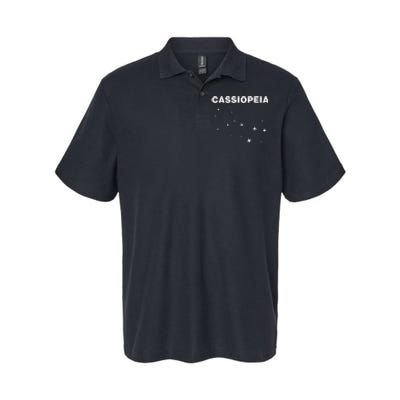 Cassiopeia Star Constellation For Stargazer Astronomy Softstyle Adult Sport Polo