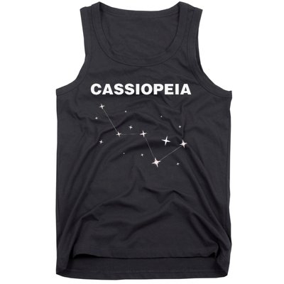 Cassiopeia Star Constellation For Stargazer Astronomy Tank Top