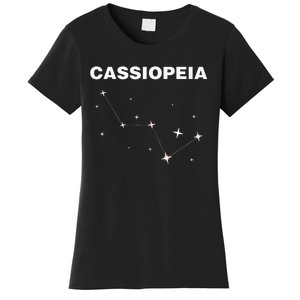 Cassiopeia Star Constellation For Stargazer Astronomy Women's T-Shirt