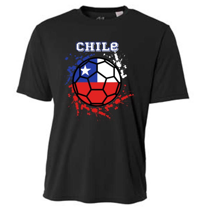 Chile Soccer Chilean Flag Futbol Fan Jersey Cooling Performance Crew T-Shirt