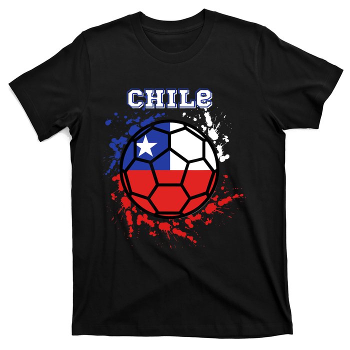 Chile Soccer Chilean Flag Futbol Fan Jersey T-Shirt