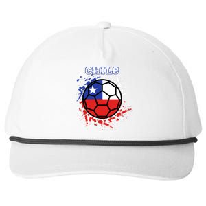 Chile Soccer Chilean Flag Futbol Fan Jersey Snapback Five-Panel Rope Hat