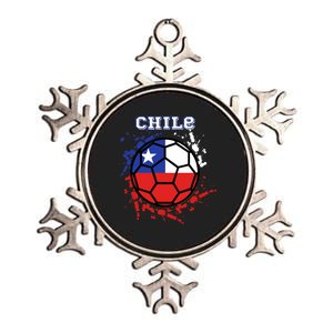 Chile Soccer Chilean Flag Futbol Fan Jersey Metallic Star Ornament