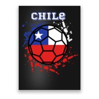 Chile Soccer Chilean Flag Futbol Fan Jersey Poster