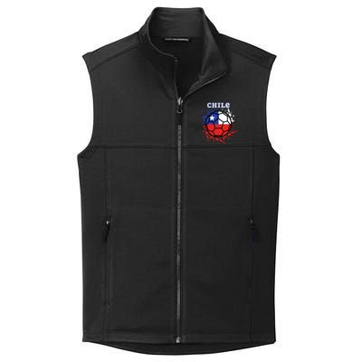 Chile Soccer Chilean Flag Futbol Fan Jersey Collective Smooth Fleece Vest