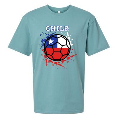 Chile Soccer Chilean Flag Futbol Fan Jersey Sueded Cloud Jersey T-Shirt