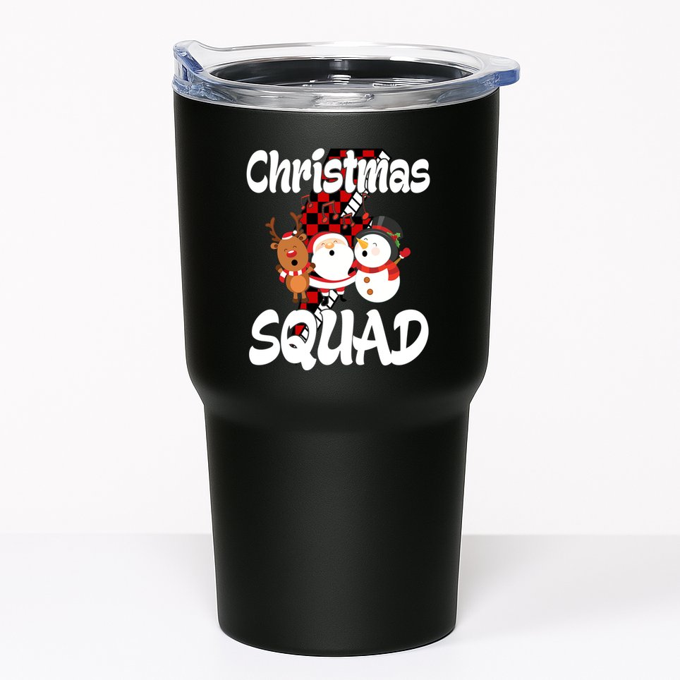 Christmas Squad Cute Holiday Musical Tumbler