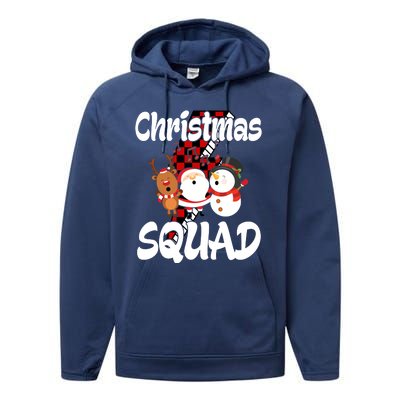 Christmas Squad Cute Holiday Musical Performance Fleece Hoodie