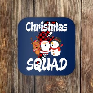 Christmas Squad Cute Holiday Musical Coaster