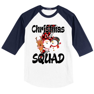 Christmas Squad Cute Holiday Musical Baseball Sleeve Shirt