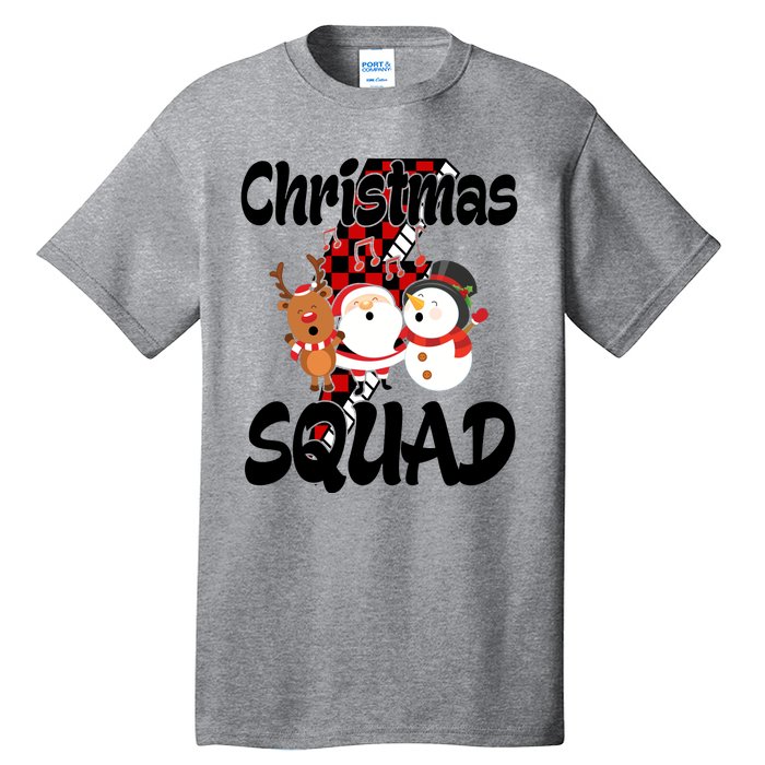 Christmas Squad Cute Holiday Musical Tall T-Shirt