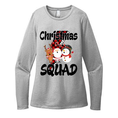 Christmas Squad Cute Holiday Musical Womens CVC Long Sleeve Shirt