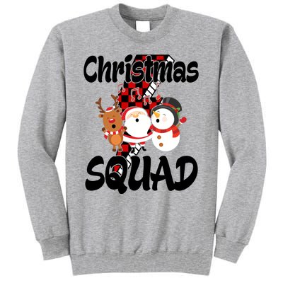 Christmas Squad Cute Holiday Musical Tall Sweatshirt