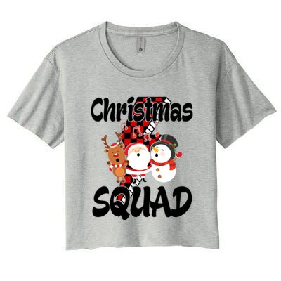 Christmas Squad Cute Holiday Musical Crop Top