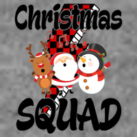 Christmas Squad Cute Holiday Musical Womens T-Shirt