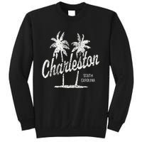 Charleston South Carolina Vintage 70s Palm Trees Sweatshirt