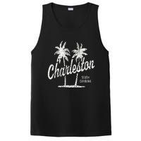 Charleston South Carolina Vintage 70s Palm Trees PosiCharge Competitor Tank