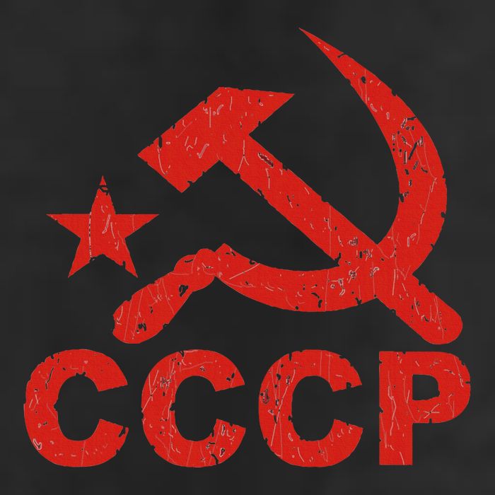 Cccp Soviet Communist Star Hammer Sickle Top Knit Cap Winter Beanie