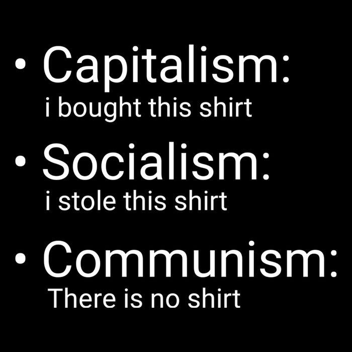 Capitalism Socialism Communism Libertarian Economics Freedom Poster
