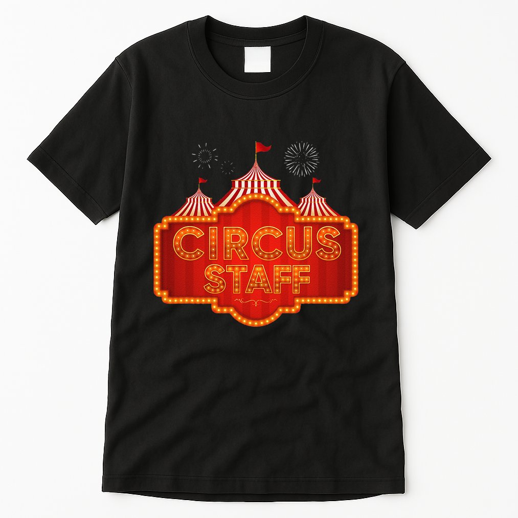 Circus Staff Clown Funny Halloween Costume Women Tall T-Shirt