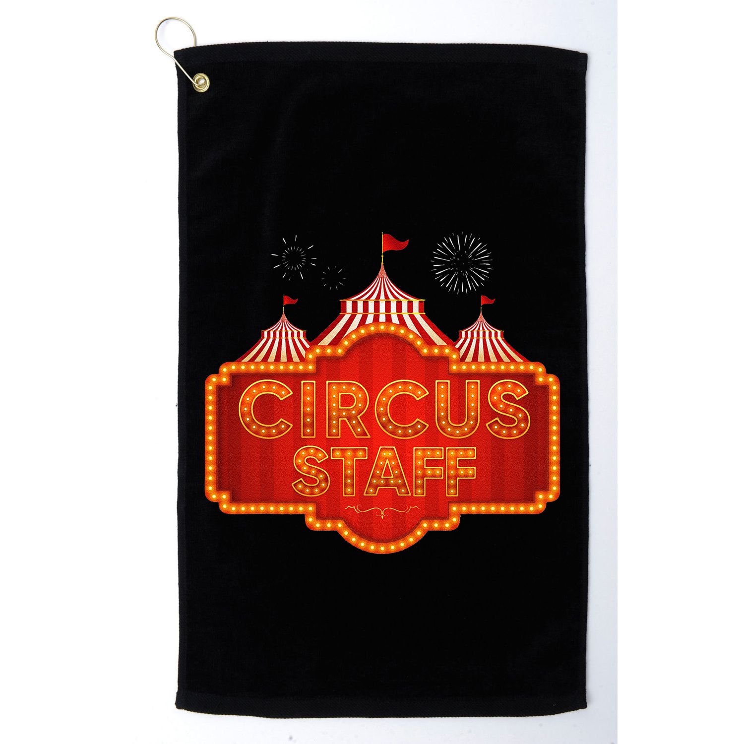 Circus Staff Clown Funny Halloween Costume Women Golf Towel