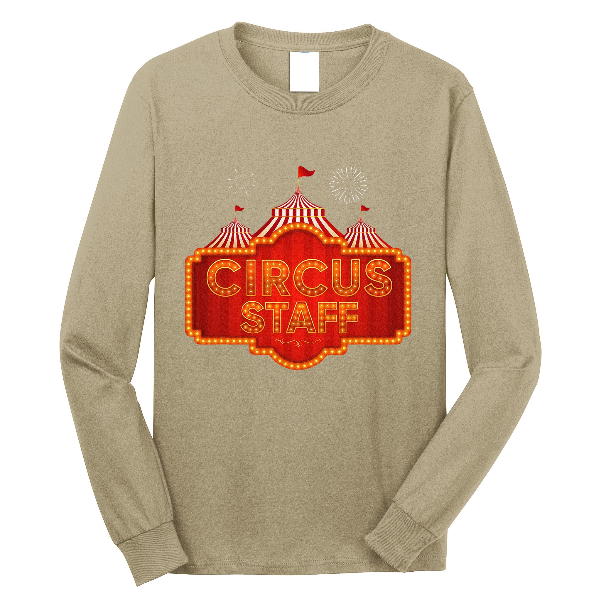 Circus Staff Clown Funny Halloween Costume Women Long Sleeve Shirt