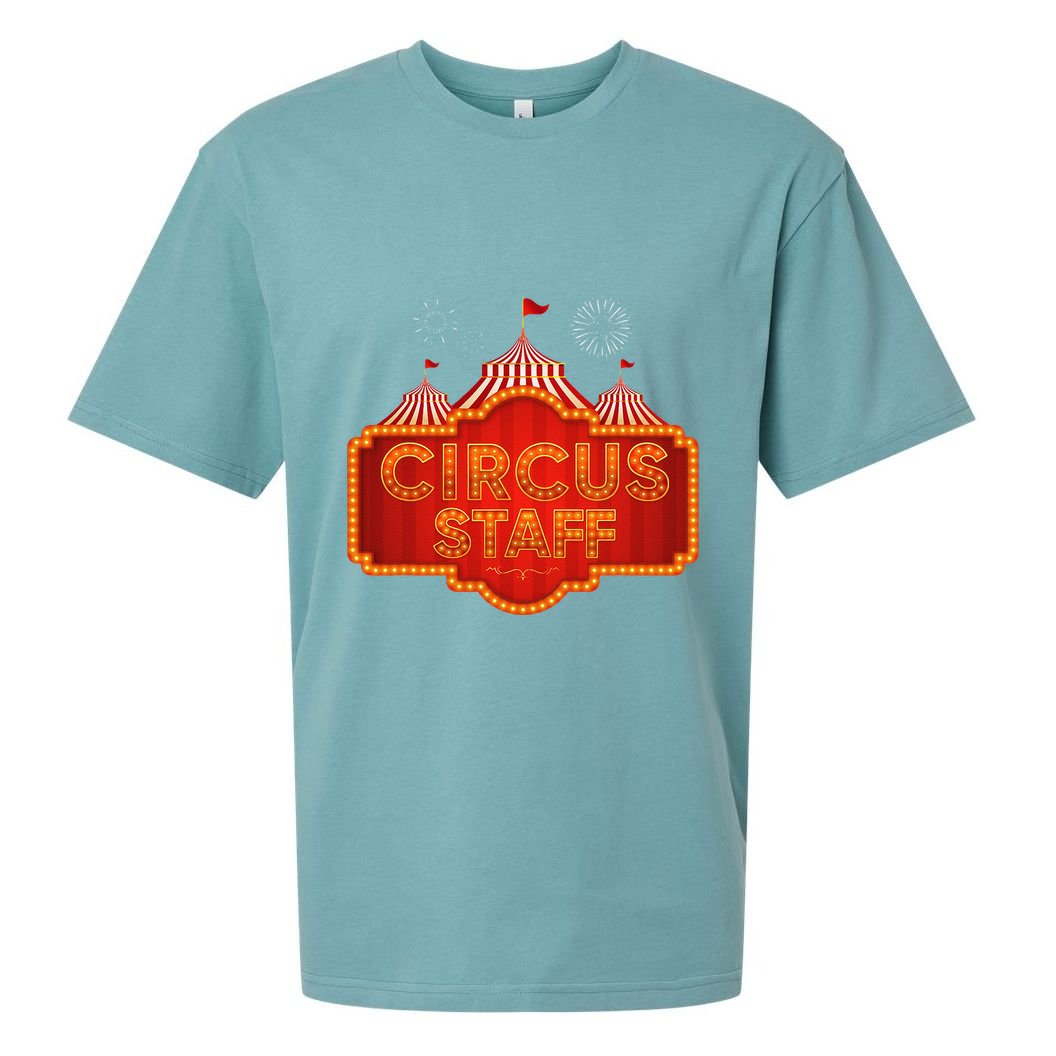 Circus Staff Clown Funny Halloween Costume Women Sueded Cloud Jersey T-Shirt