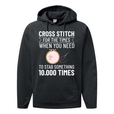 Cross Stitch Counted Pattern Beginner Alphabet Needle Performance Fleece Hoodie