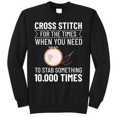 Cross Stitch Counted Pattern Beginner Alphabet Needle Sweatshirt