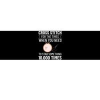 Cross Stitch Counted Pattern Beginner Alphabet Needle Bumper Sticker