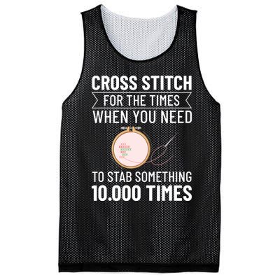 Cross Stitch Counted Pattern Beginner Alphabet Needle Mesh Reversible Basketball Jersey Tank