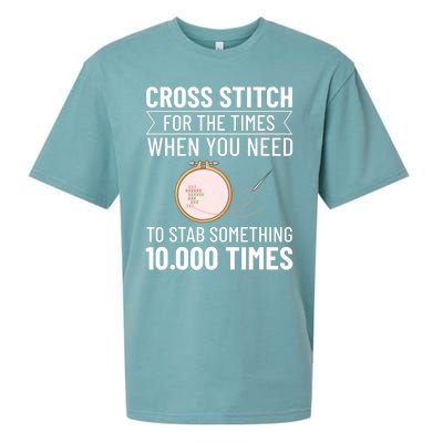 Cross Stitch Counted Pattern Beginner Alphabet Needle Sueded Cloud Jersey T-Shirt