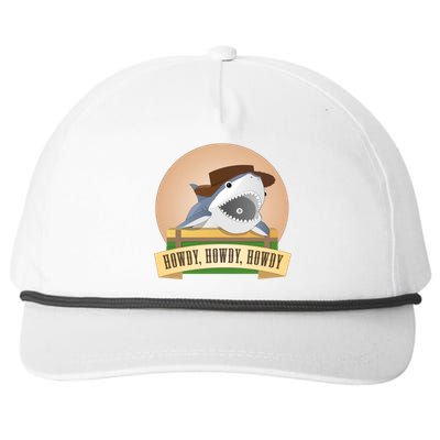 Cowboy Shark Snapback Five-Panel Rope Hat