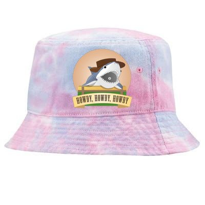 Cowboy Shark Tie-Dyed Bucket Hat