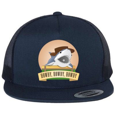 Cowboy Shark Flat Bill Trucker Hat