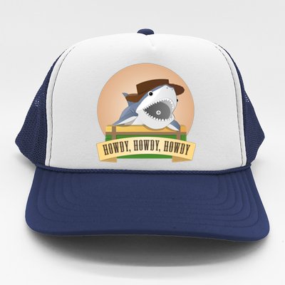 Cowboy Shark Trucker Hat