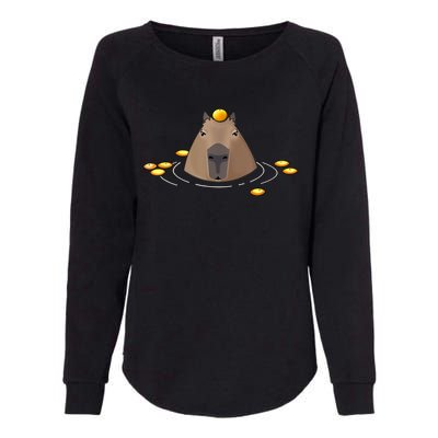 Capybaras Shirt Cute Capybara Womens California Wash Sweatshirt