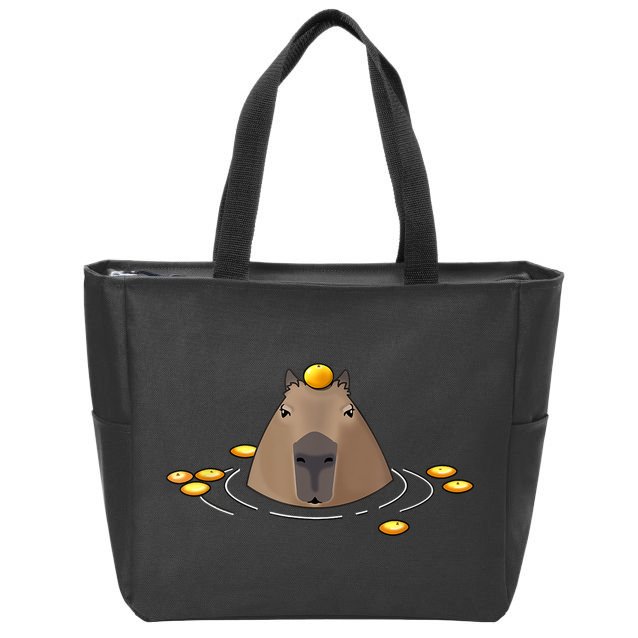 Capybaras Shirt Cute Capybara Zip Tote Bag