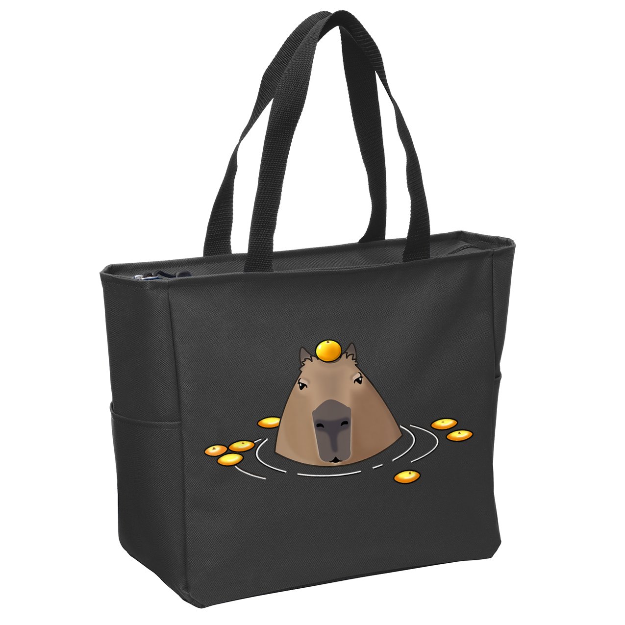 Capybaras Shirt Cute Capybara Zip Tote Bag