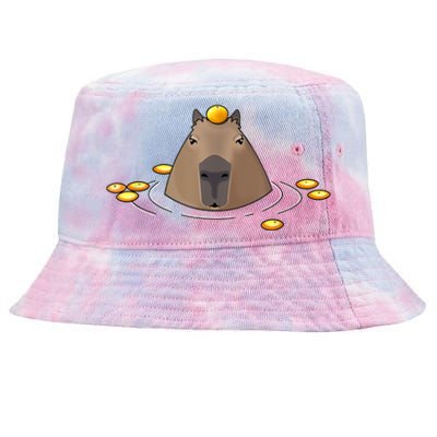 Capybaras Shirt Cute Capybara Tie-Dyed Bucket Hat