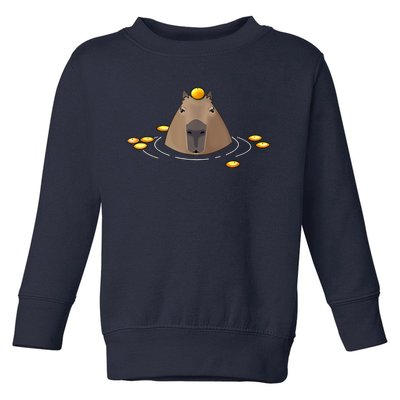 Capybaras Shirt Cute Capybara Toddler Sweatshirt