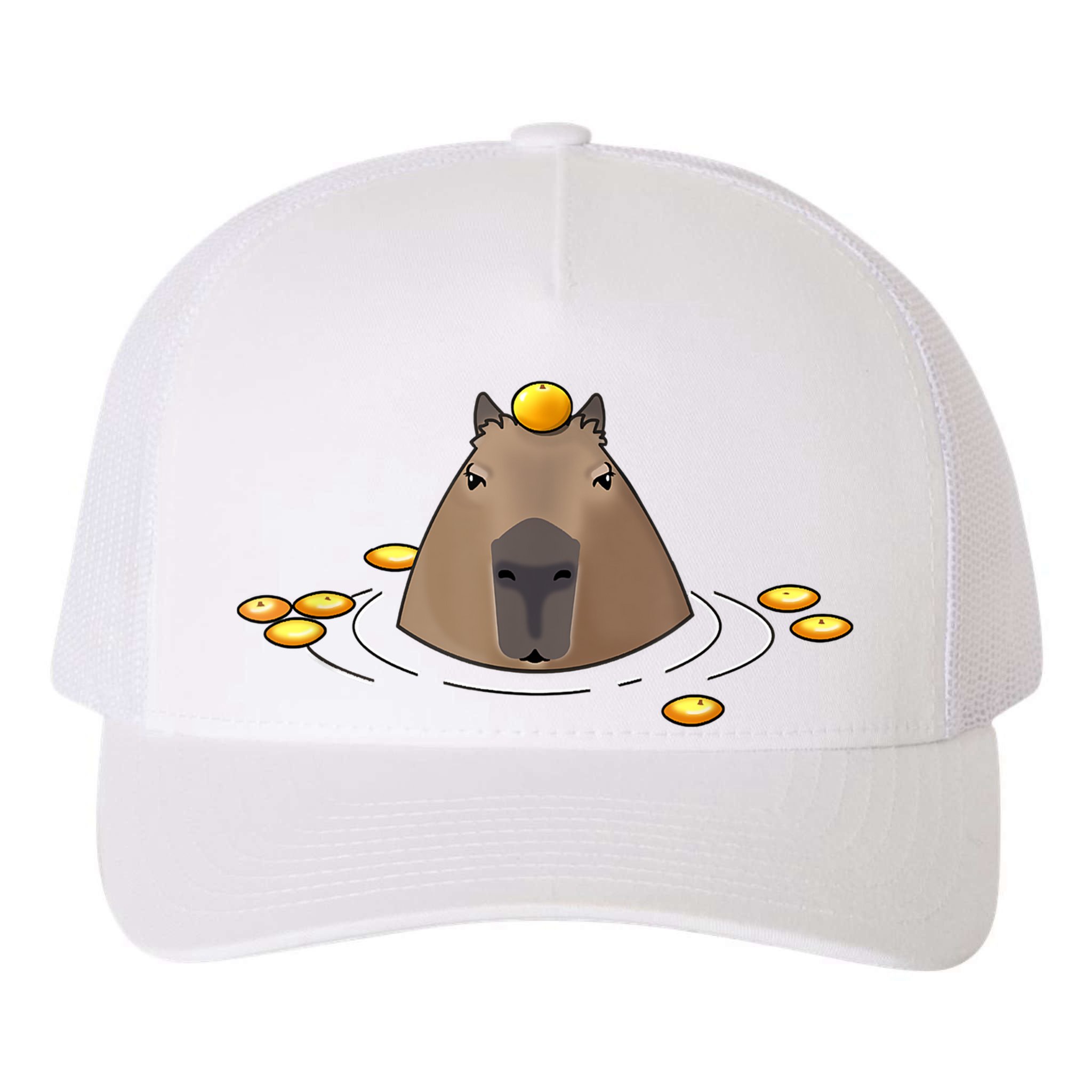 Capybaras Shirt Cute Capybara Yupoong Adult 5-Panel Trucker Hat