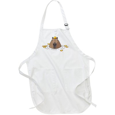 Capybaras Shirt Cute Capybara Full-Length Apron With Pockets