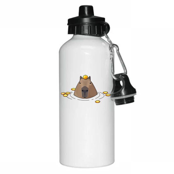 Capybaras Shirt Cute Capybara Aluminum Water Bottle