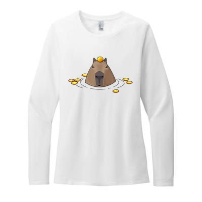 Capybaras Shirt Cute Capybara Womens CVC Long Sleeve Shirt