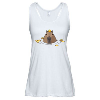 Capybaras Shirt Cute Capybara Ladies Essential Flowy Tank