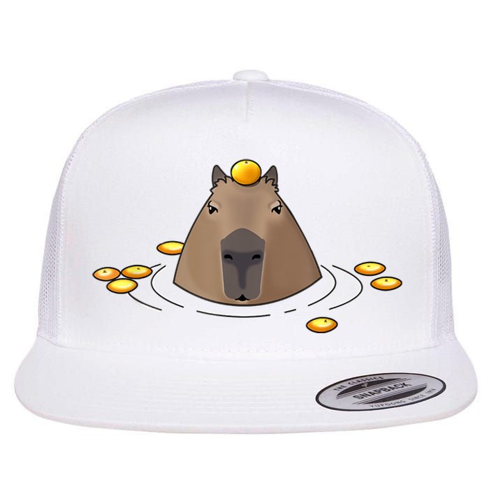 Capybaras Shirt Cute Capybara Flat Bill Trucker Hat